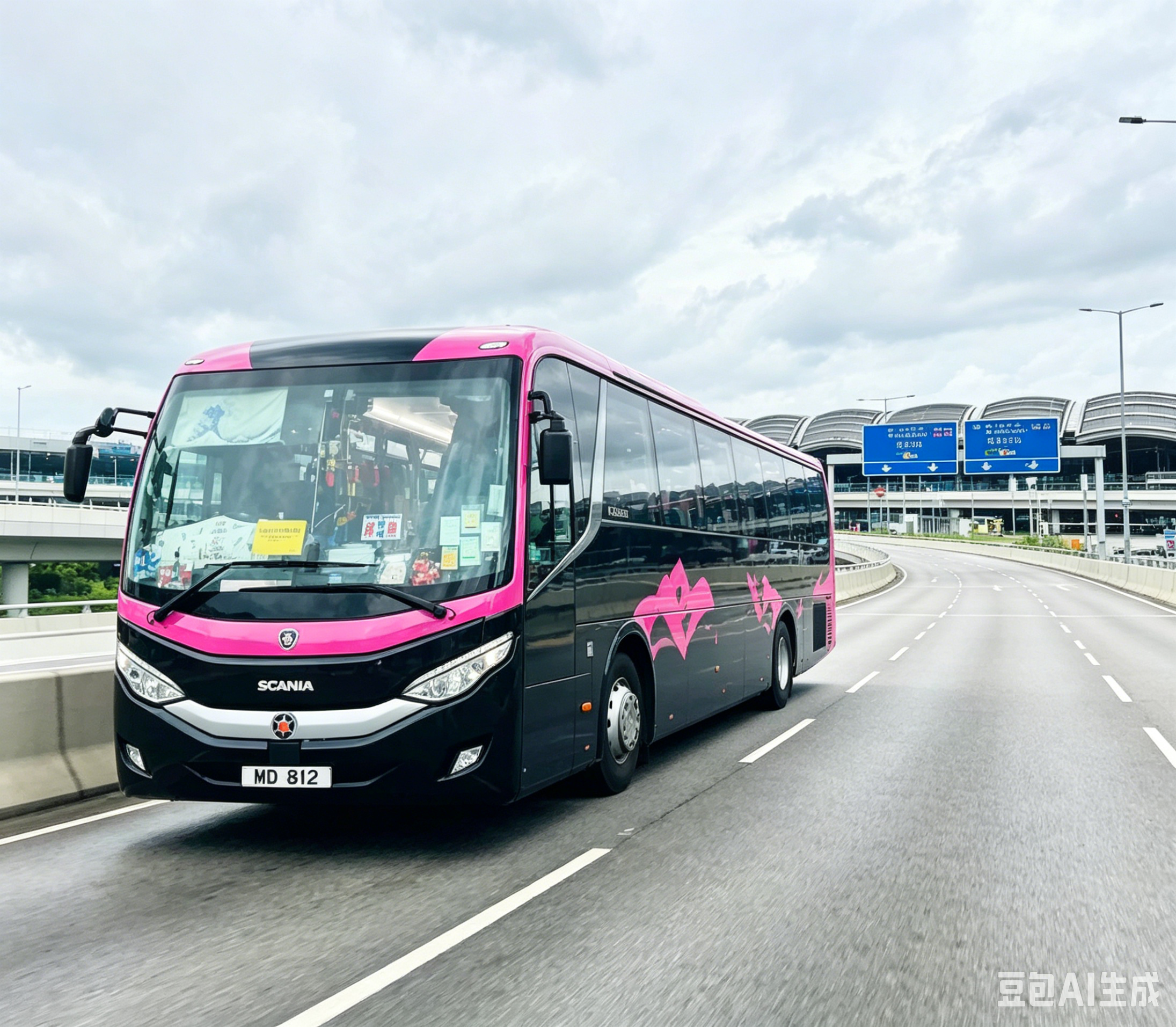 機場接送旅遊巴 — 團體行李接送